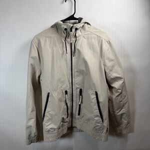 Hollister Men Jersey-Lined Utility Windbreaker Size Medium